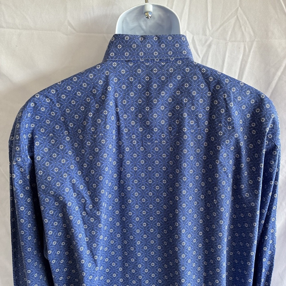 Men's 3XL Shirt George Strait Wrangler Troubadour AOP Geometric Western Cowboy - Picture 11 of 16